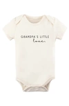 Tenth & Pine Grandpa's Little Love Organic Cotton Bodysuit In Natural