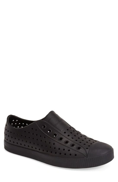 Native Shoes 'jefferson' Slip-on In Jiffy Black Solid