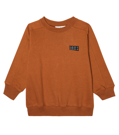 Molo Boys Brown Cotton Sweatshirt