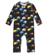 Molo Baby Fenez Printed Jersey Onesie In Footballs Blue