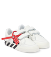 OFF-WHITE LOW VULCANIZED LEATHER SNEAKERS