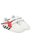 Off-white Low Vulcanized Leather Sneakers In White