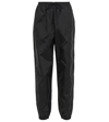 Wardrobe.nyc Relaxed-fit Tapered-leg Mid-rise Shell Trousers In Black
