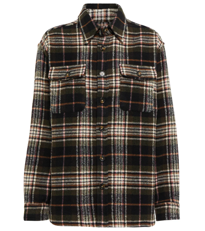 ISABEL MARANT ÉTOILE EBBAZ CHECKED SHIRT JACKET