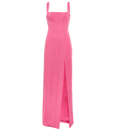 Staud Portrait Column Cotton Dress - Women's - Polyester/cotton In Pink