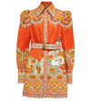 Zimmermann Kaleidoscope Aries Printed Cotton-blend Mini Dress In Aries Zodiac Print