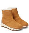 SOREL KINETIC SUEDE ANKLE BOOTS