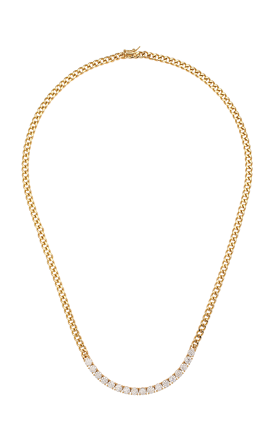 Anita Ko 18k Yellow Gold Diamond Chain Necklace