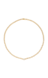 Anita Ko 18k Yellow Gold Small Heart Necklace With One Diamond In Gold