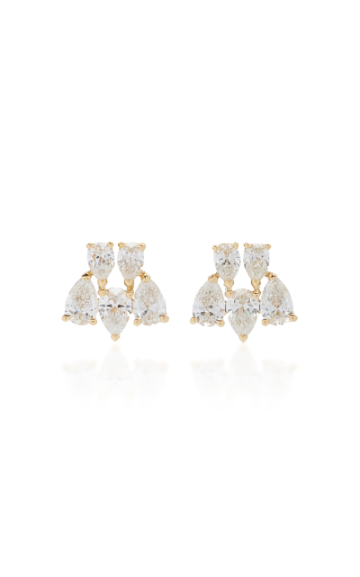 Anita Ko Clara 18k Yellow Gold Diamond Earrings