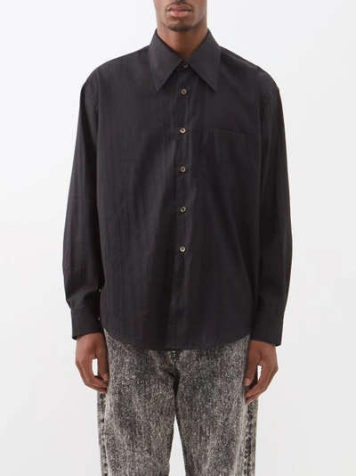 Our Legacy Coco 70s Oversized Shirt In Black