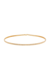 Anita Ko Thin Zoe 18k Yellow Gold Diamond Choker In Gold