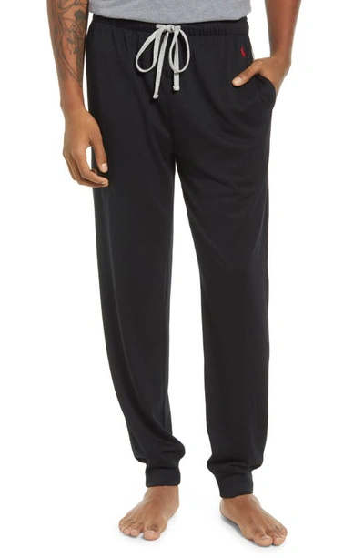 Polo Ralph Lauren Supreme Comfort Jogger Pyjama Trousers In Polo Black