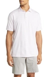 Peter Millar Halford Stripe Performance Polo In White