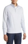 Peter Millar Crown Sport Perth Loop Quarter Zip Performance Pullover In White