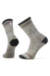 Smartwool Everyday Larimer Wool Blend Crew Socks In Black-taupe Heather