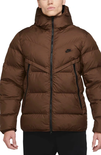 Nike Sportswear Storm-fit Windrunner Jacket In Cacao Wow/ Cacao Wow/ Black