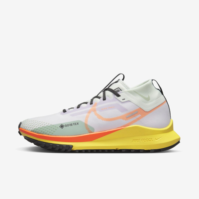 Nike React Pegasus Trail 4 Rubber-trimmed Gore-tex Mesh Running Sneakers In White