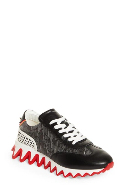 Christian Louboutin Loubishark Sneaker In Black