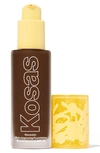 Kosas Revealer Skin-improving Foundation Spf25 With Hyaluronic Acid And Niacinamide Rich Deep Neutral 450 