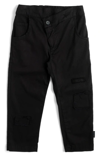 Nununu Kids' Crossover Pants In Black