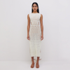 Jonathan Simkhai Js X Elexiay Crochet Dress In White