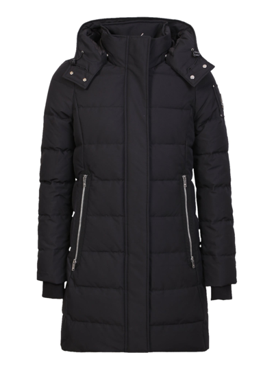 Moose Knuckles Berland Parka With A Goose Down Padded Design By  In Black