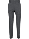 PAUL SMITH PRESSED-CREASE WOOL-BLEND TAILORED TROUSERS
