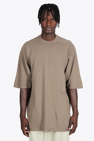 Drkshdw Jumbo Ss T Beige Cotton Oversized T-shirt - Jumbo Ss T In Grigio