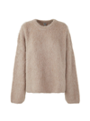 Totême Boxy Alpaca Knit Sweater In Clay