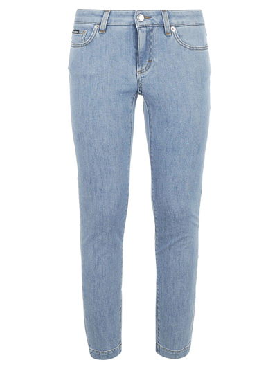Dolce & Gabbana High-rise Skinny Jeans In Blue