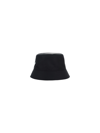 Prada Re-nylon Shearling-lined Bucket Hat In Nero