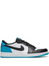 Jordan Men's Air  1 Low Og Shoes In White/carolina/black
