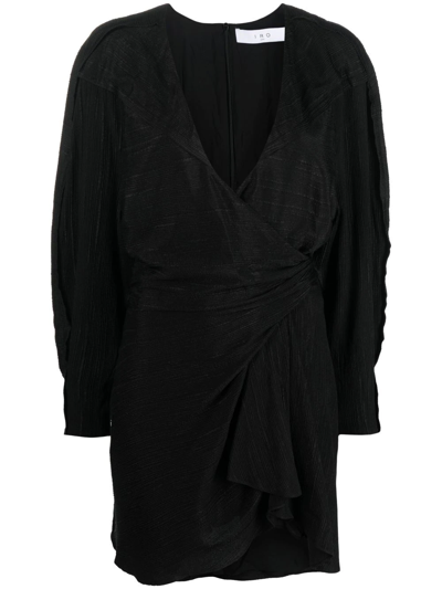 Iro Nokia Wrap Dress In Black