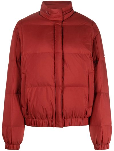 Kenzo Padded Down Jacket In Red