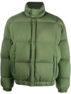 Kenzo Tech Down Bomber Jacket In Green