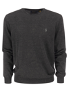 Polo Ralph Lauren Long Sleeves T-shirt In Graphite