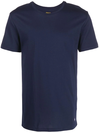 Polo Ralph Lauren Polo Pony Crew-neck T-shirt In Blue