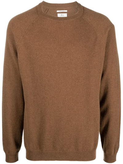 Woolrich Luxe Cashmere Jumper In Brown