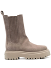 LE SILLA 55MM SLIP-ON SUEDE BOOTS
