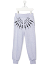 NEIL BARRETT FAIR ISLE THUNDERBOLT PRINT JOGGERS