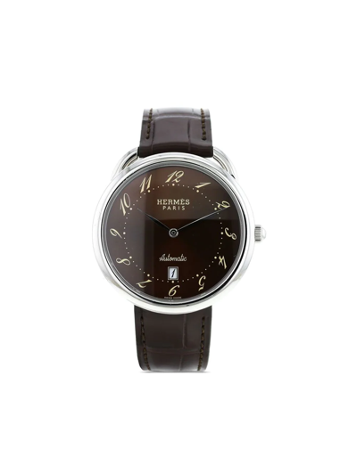 Pre-owned Hermes 2000  Arceau In Brown