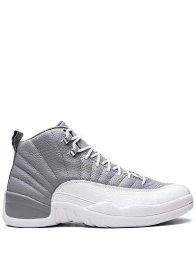 Jordan Air  12 "stealth" Trainers In Grey