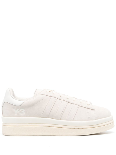 Y-3 Hicho Low-top Lace-up Sneakers In White