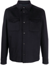 HERNO VIRGIN-WOOL SHIRT JACKET