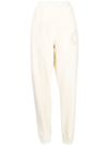 Aries Logo-print Track Pants In White
