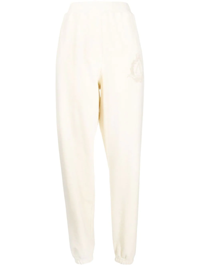 Aries Logo-print Track Pants In White