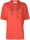 Ambush Multi-cord Cotton-jersey T-shirt In Red