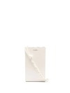 Jil Sander Foil-print Phone Holder In White