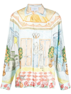 Casablanca Multicolor 'l'appartement De Reve' Shirt In Neutrals